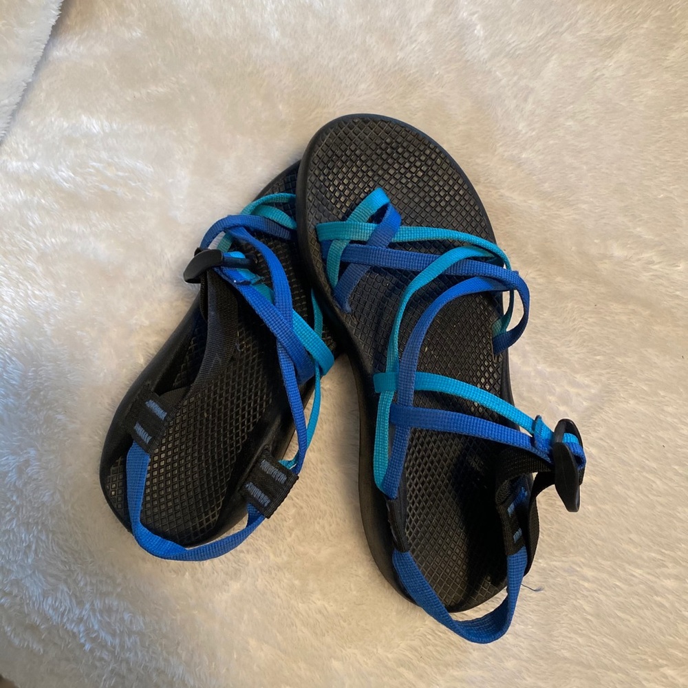 double toe strap Chaco sandals